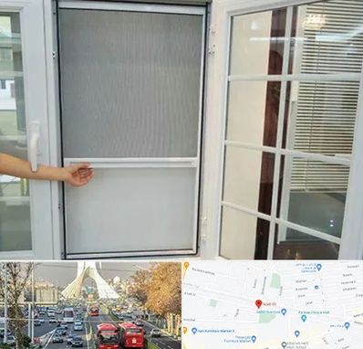 توری سازی در خیابان آزادی 