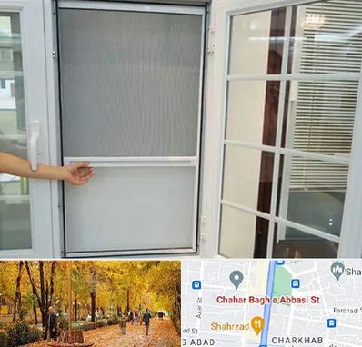 توری سازی در چهارباغ اصفهان 