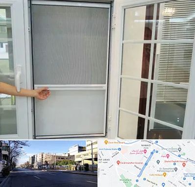 توری سازی در خیابان ملاصدرا شیراز 