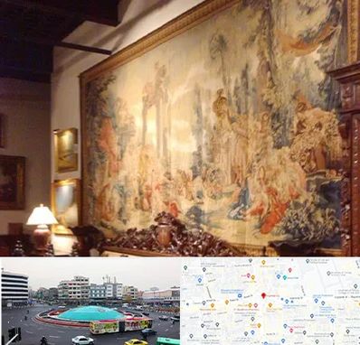 فروش تابلو فرش ماشینی در میدان انقلاب 