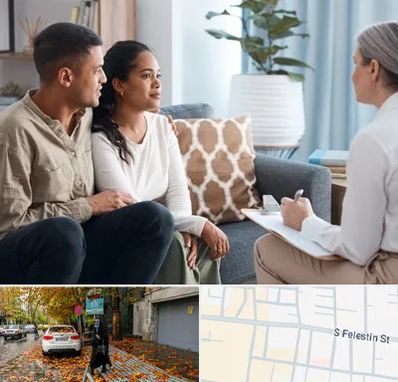 زوج درمانگر در خیابان فلسطین