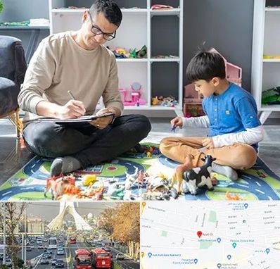 رفتار درمانی کودکان در خیابان آزادی 