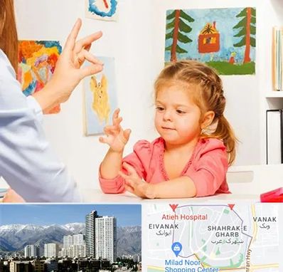 کاردرمانگر در شهرک غرب 