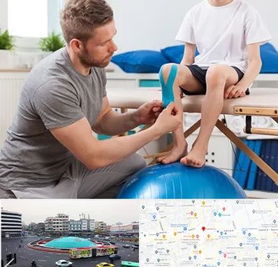 کاردرمانی کودکان در میدان انقلاب 