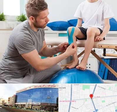 کاردرمانی کودکان در نصف راه تبریز