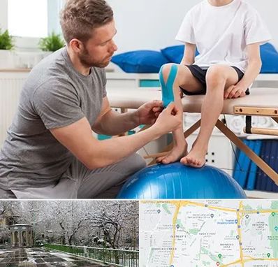 کاردرمانی کودکان در باغ فیض 