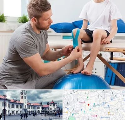 کاردرمانی کودکان در میدان شهرداری رشت 