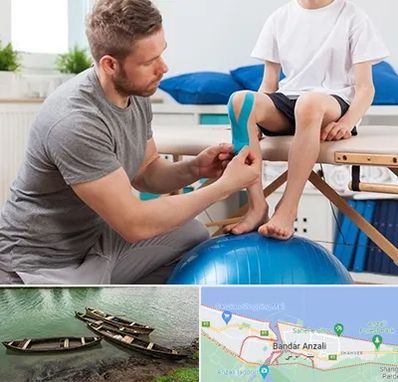 کاردرمانی کودکان در بندر انزلی