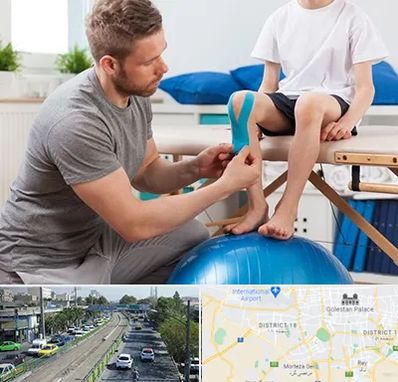 کاردرمانی کودکان در جنوب تهران 