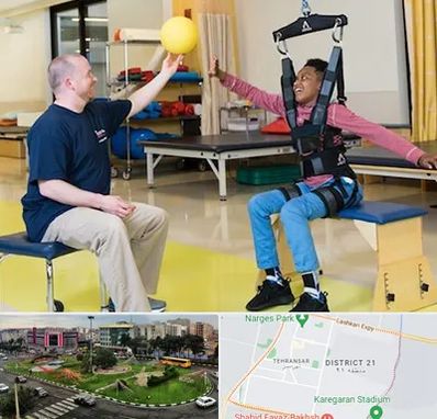 کاردرمانی جسمی حرکتی در تهرانسر 