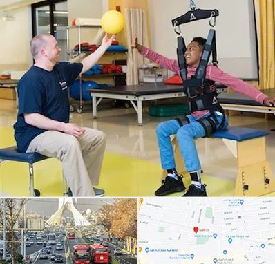 کاردرمانی جسمی حرکتی در خیابان آزادی 