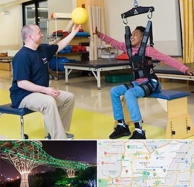 کاردرمانی جسمی حرکتی در منطقه 3 تهران 