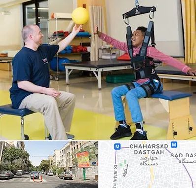کاردرمانی جسمی حرکتی در چهارصد دستگاه 