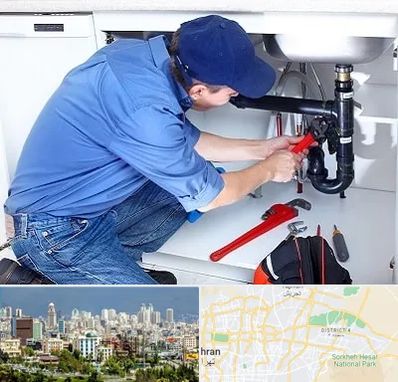 لوله کش در شرق تهران