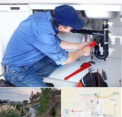 لوله کش در باغستان کرج