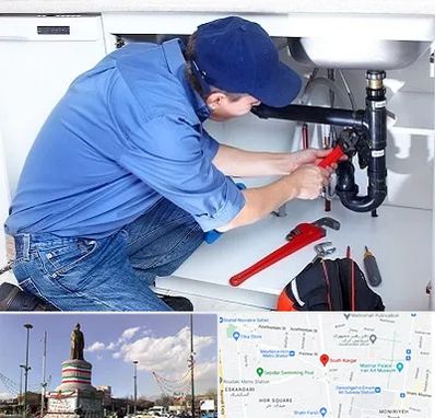 لوله کش در کارگر جنوبی