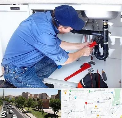 لوله کش در شهرک آزمایش