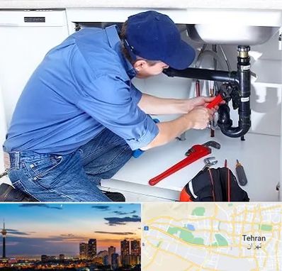 لوله کش در غرب تهران