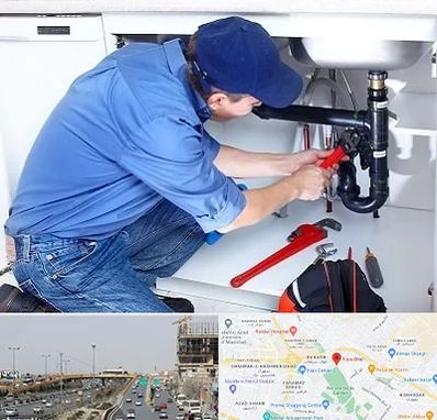 لوله کش در بلوار توس مشهد