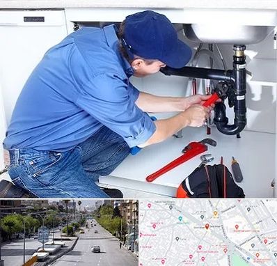 لوله کش در خیابان زند شیراز