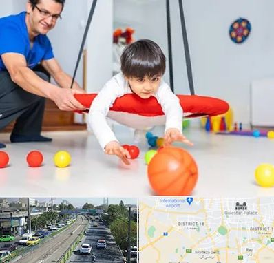 کاردرمانی ذهنی در جنوب تهران 