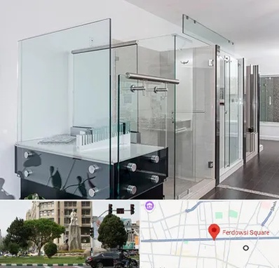 فروشگاه شیشه در میدان فردوسی تهران