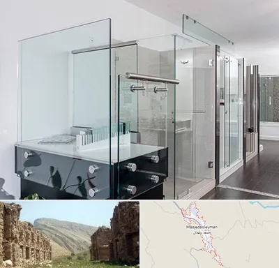 فروشگاه شیشه در مسجد سلیمان