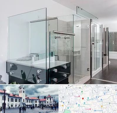 فروشگاه شیشه در میدان شهرداری رشت 