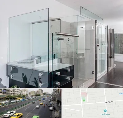 فروشگاه شیشه در خیابان دامپزشکی