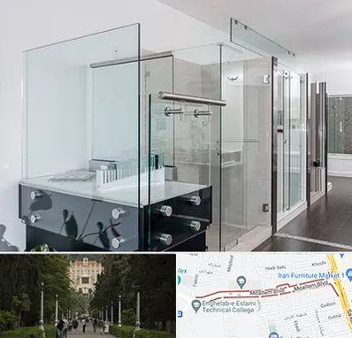 فروشگاه شیشه در بلوار معلم رشت 