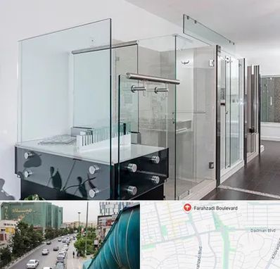 فروشگاه شیشه در بلوار فرحزادی