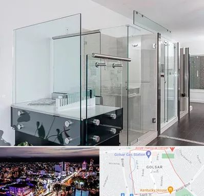 فروشگاه شیشه در گلسار رشت 