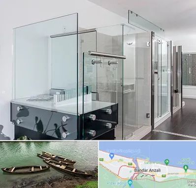 فروشگاه شیشه در بندر انزلی