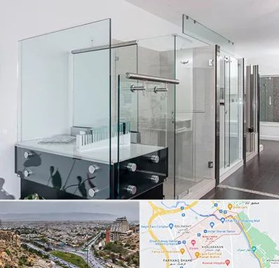 فروشگاه شیشه در معالی آباد شیراز 