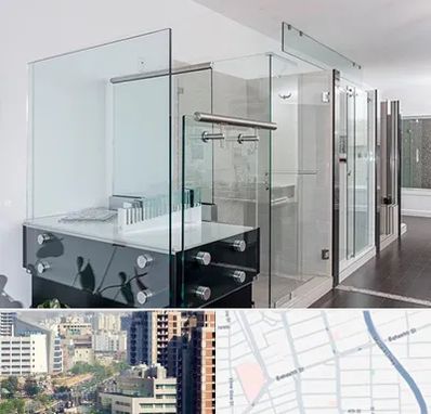 فروشگاه شیشه در خیابان بهشتی