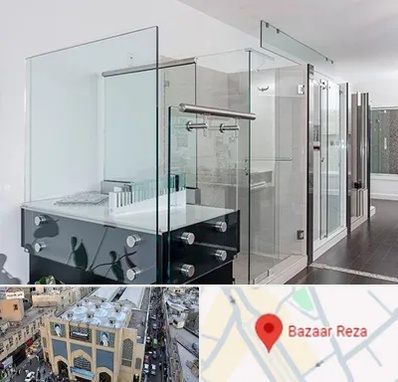 فروشگاه شیشه در بازار رضا مشهد