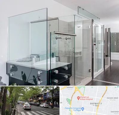 فروشگاه شیشه در ظفر 