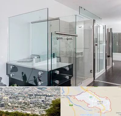 فروشگاه شیشه در یاسوج