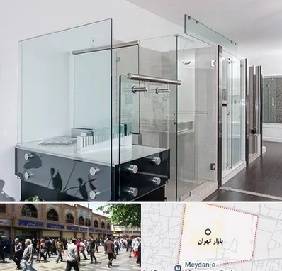 فروشگاه شیشه در بازار تهران