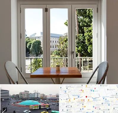 شیشه دوجداره در میدان انقلاب 