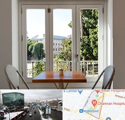 شیشه دوجداره در اقدسیه 