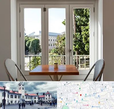 شیشه دوجداره در میدان شهرداری رشت 