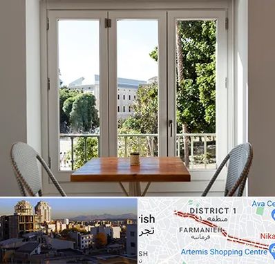 شیشه دوجداره در فرمانیه 