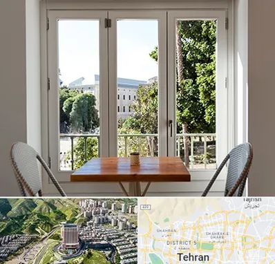 شیشه دوجداره در شمال تهران 