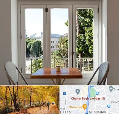 شیشه دوجداره در چهارباغ اصفهان 