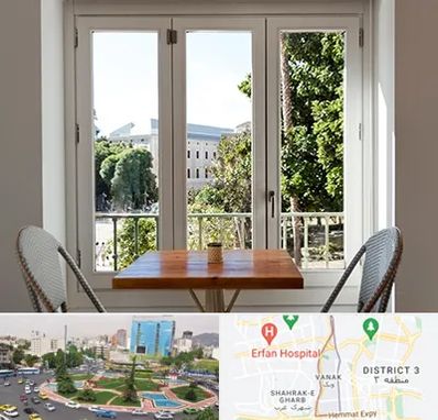 شیشه دوجداره در ونک 