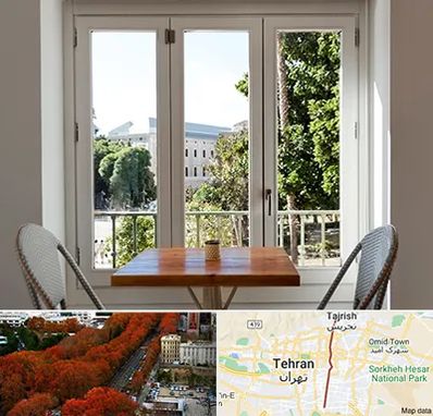 شیشه دوجداره در ولیعصر 