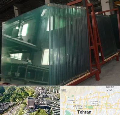 شیشه بری سیار در شمال تهران 
