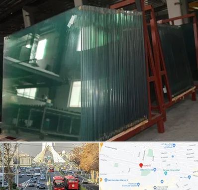 شیشه بری سیار در خیابان آزادی 