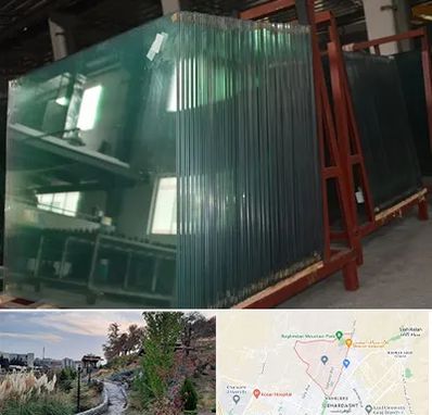 شیشه بری سیار در باغستان کرج 